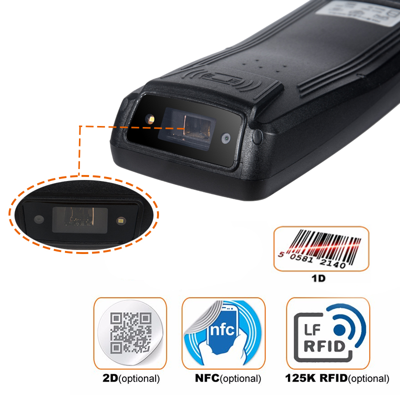 MobiPad PDA-B104 v.1 - Waterproof industrial data collector with RFID, 4G LTE, NFC and WiFi + Bluetooth 4.0 (ANDROID 6.0)