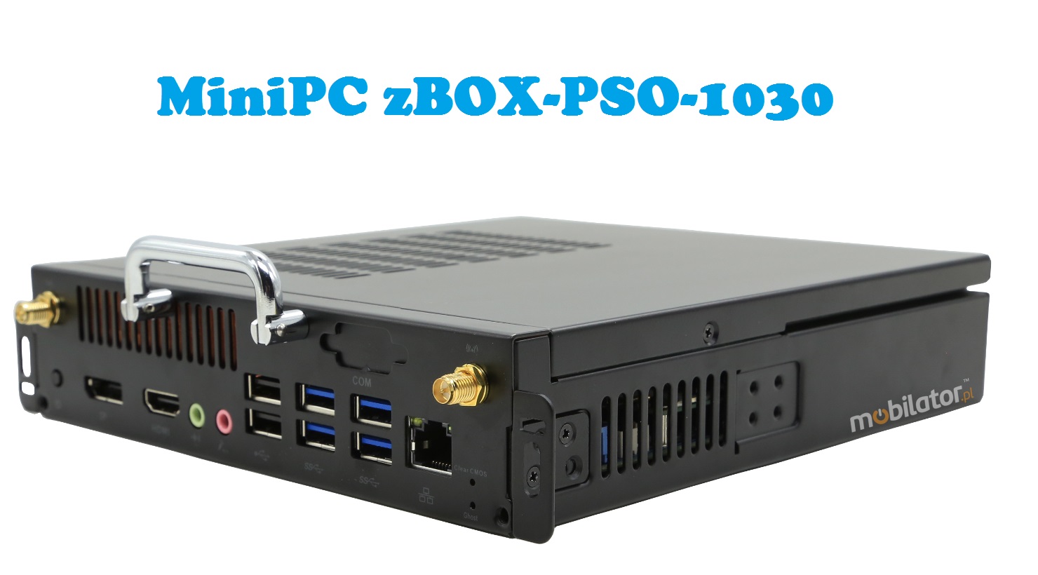 Strengthened Industrial Computer with a dedicated card Nvidia GT1030 MiniPC graphics card with BOX-PSO-1030