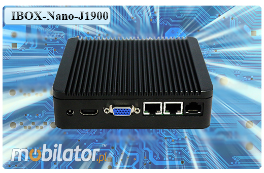 Industrial Computer Fanless MiniPC Nuc IBOX-Nano- J1900