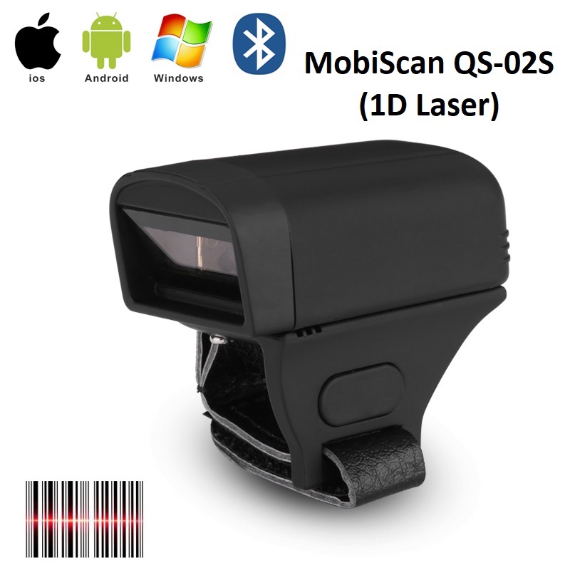 MobiScan QS-02S - Industrial ring laser scanner 1D barcode reader