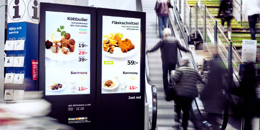 HyperView 49 v.2 - Advertising panel, with a 49 inch touch screen, with wifi and bluetooth (Android 7.1)