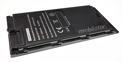 Emdoor X14 and X15 battery additional 6300 mAH for industrial laptop