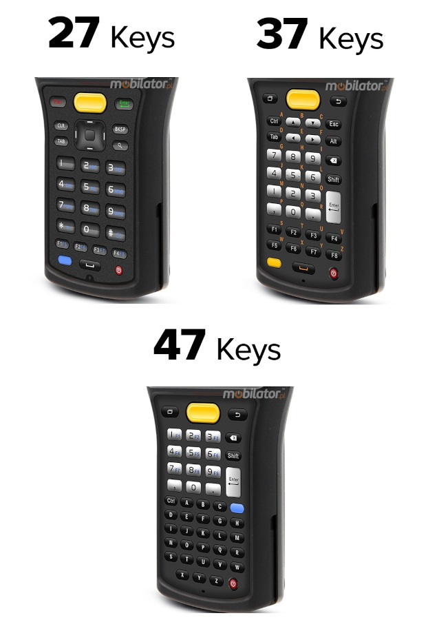 Chainway C61-PC v.2 three types of keyboards to choose keyboard 27 keys backlight 37 keys 47 keys 
