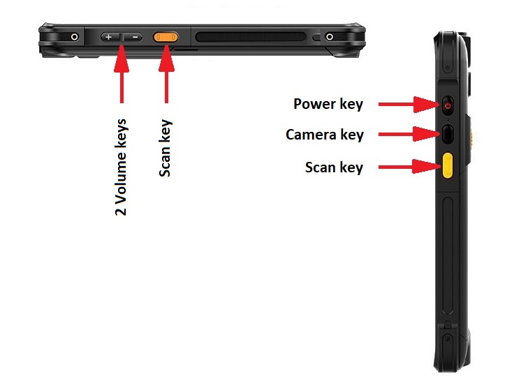 Chainway C66-V3 v.9 ergonomic buttons efficient and energy-saving Qualcomm processor 2D barcode scanner Datalogic UHF Indy Impinj R2000