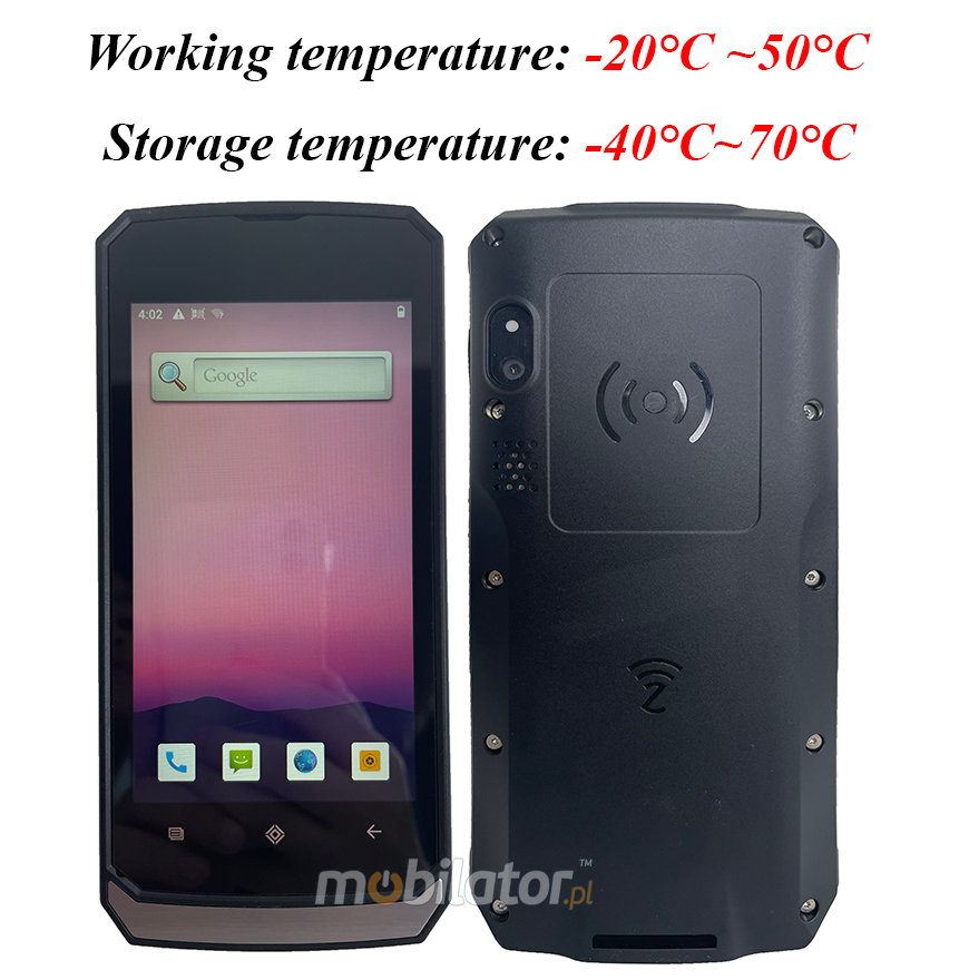MobiPAD V20 rugged terminal for logistics working in low and high temperature