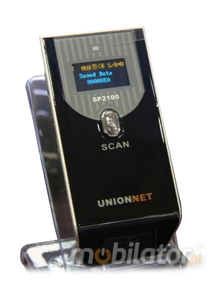 UnionNET  SP-2100 2D HD (High Density) Bluetooth  SP2100 Scanner 2D Area Imager Wireless Bluetooth 2.1 Handy   Compatibile Windows Android IOS mobilator.pl New Portable Devices Mobile Barcode Reader  MINI Display QR