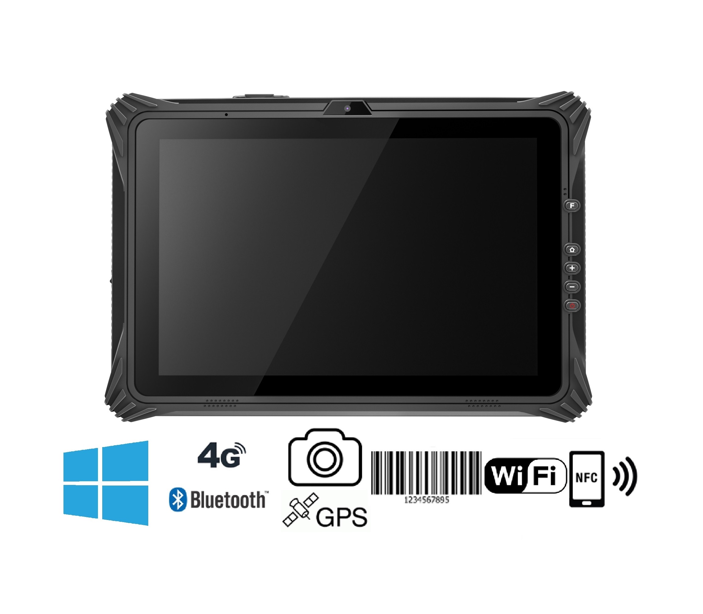mobilator.pl | Emdoor I20U v.5 - Rugged tablet with 1D MOTO code reader, 8GB RAM memory, 128GB disk, NFC, BT 4.2 and Windows 10 PRO | UMPC - Ruggedized