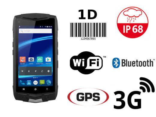 MobiPad MV1HP IP68 2D scanner Bluetooth WiFi GPS 3G
