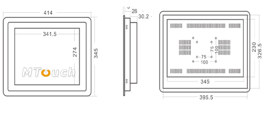 MTouch Operatorski Panel Przemyslowy MobiBOX IP65 1037U 17 Komputer panelowy Panel PC  Przemysowy komputer panelowy Ekran rezystancyjny 5 wire resistive wywietlacz 17 cali mobilator.pl New Portable Devices Windows RS-232 COM VGA HDMI Intel Celeron 