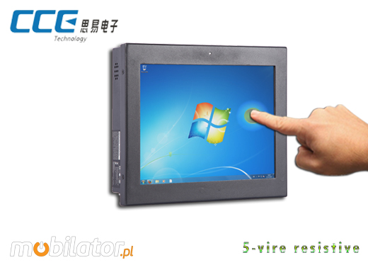 Industial Touch PCC CETouch CT10.4-PC-IP65 Komputer panelowy Panel PC Norma odpornoci IP65 Przemysowy komputer panelowy Ekran rezystancyjny 5 wire resistive wywietlacz 104 cali mobilator.pl New Portable Devices Windows