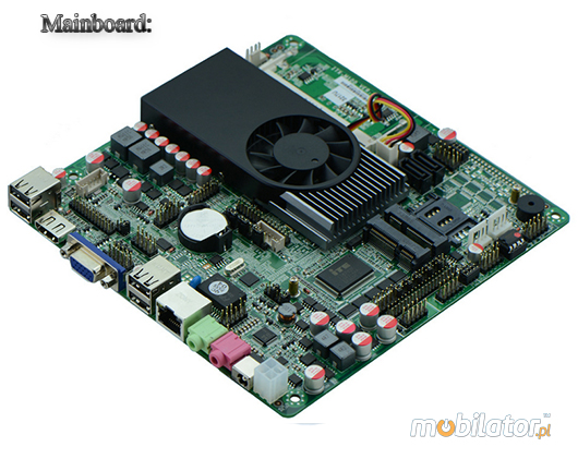 Przemysowy fanless MiniPC IBOX-M100-X4-RS422/485