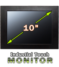 Industial Touch Monitor CCETM10-IP65 Przemysowy Monitor Panelowy  Norma odpornoci IP65 Monitor dotykowy Ekran rezystancyjny 5 wire resistive wywietlacz 10 cali LED mobilator.pl New Portable Devices VGA USB