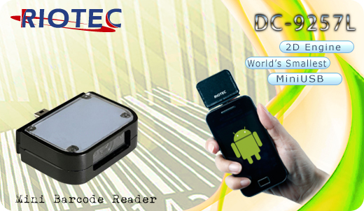 Mini czytnik Barcode 2D RIOTEC DC-9257 MicroUSB  Skaner 1D 2D  Porczny Kompatybilny Android mobilator.pl New Portable Devices Mobilne Skanery kodw kreskowych MINI OTG  