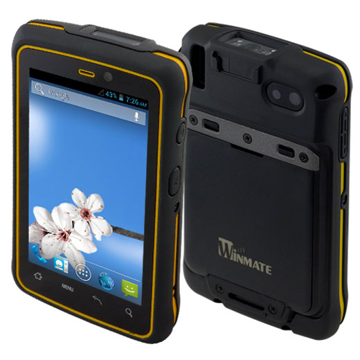 winmate e430rm4 umpc mobilator android nfc rfid 1d 2d