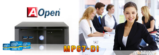 MiniPC MP67-DI AOpen Processor Intel Core i3 i5 i7  2TB HDD 512GB SSD Mobilator.pl