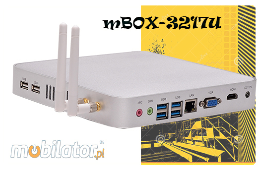 Przemysowy MiniPC mBOX-3217U