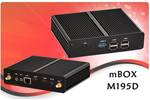 Industrial MiniPC mBOX-M195D