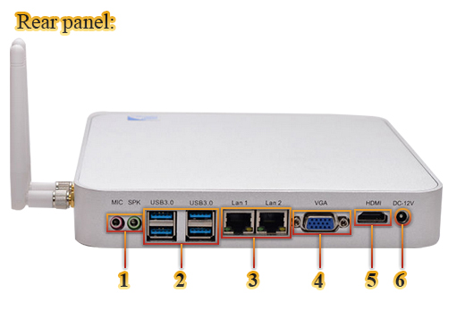 Przemysowy MiniPC mBOX-T3217US