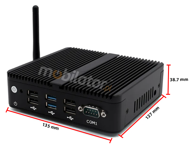 HyBOX H3-4LAN efficient, fast and reliable mini pc with small dimensions