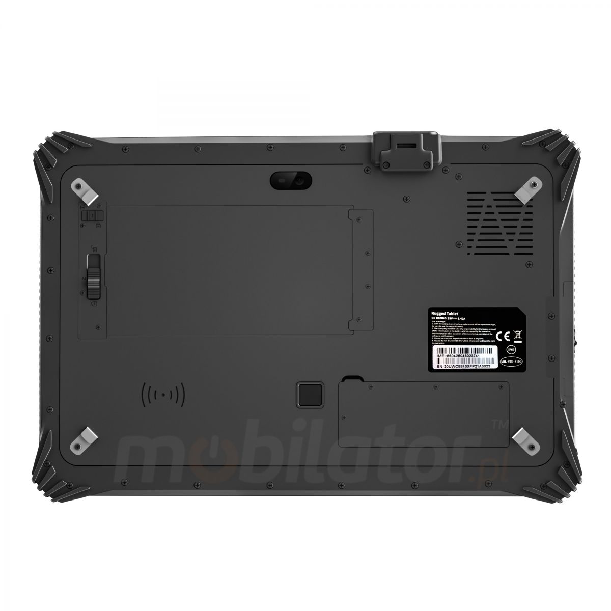 Waterproof 12.2 inch tablet (IP65 + MIL-STD-810G) with NFC, 1D MOTO barcode scanner, 8GB RAM, 128GB ROM disk, Bluetooth 4.2 - Emdoor I20U v.14