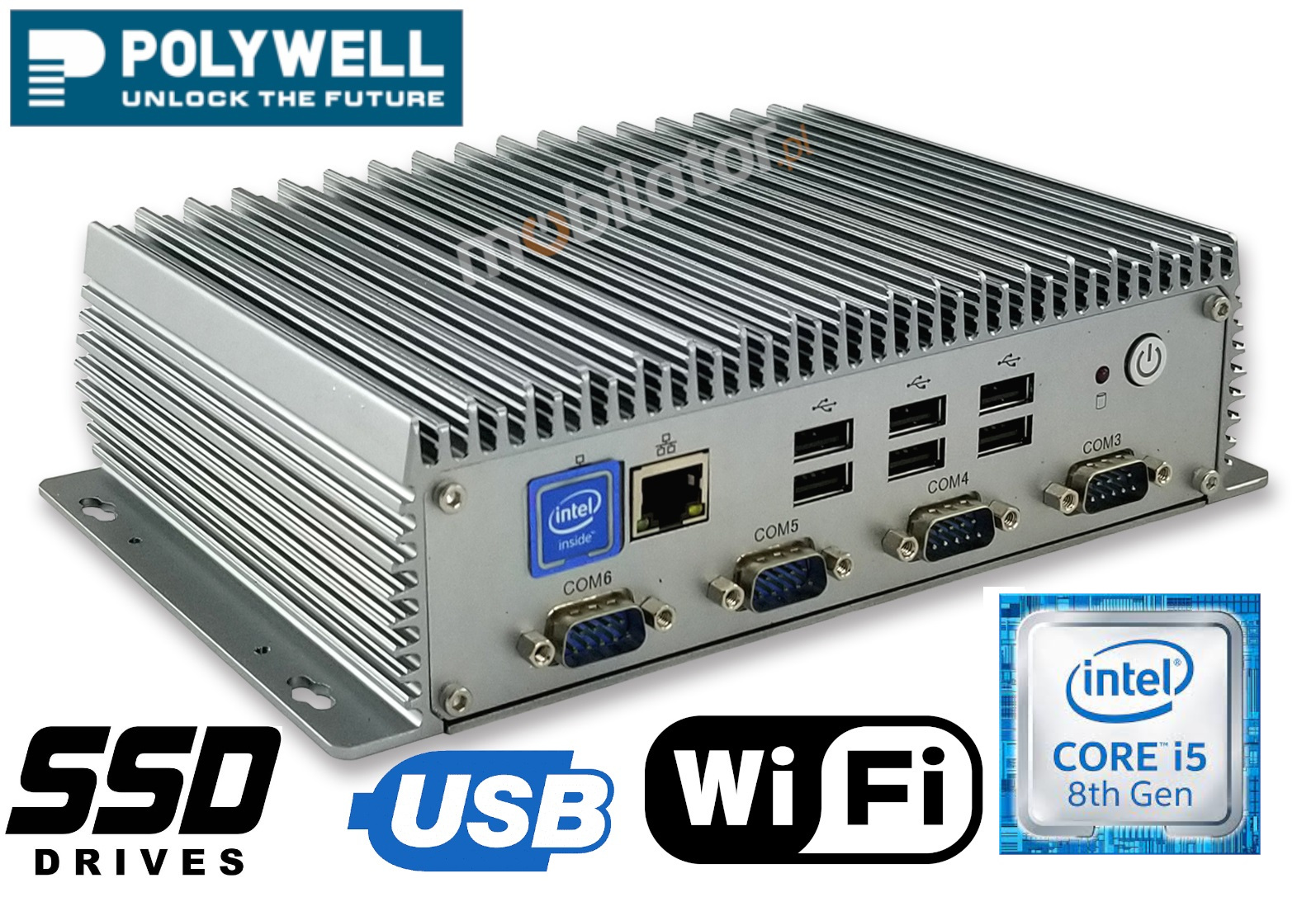 Polywell-Nano-U8FL2C6 Intel i5  small reliable fast and efficient mini pc