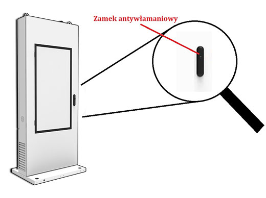 NoMobi Trex Hi43 cale ip65 anti-theft lock