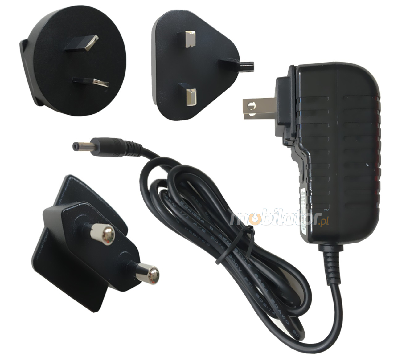 MobiPAD A311-A7 - extra charger with 4 adapters, every type of standard power sockets