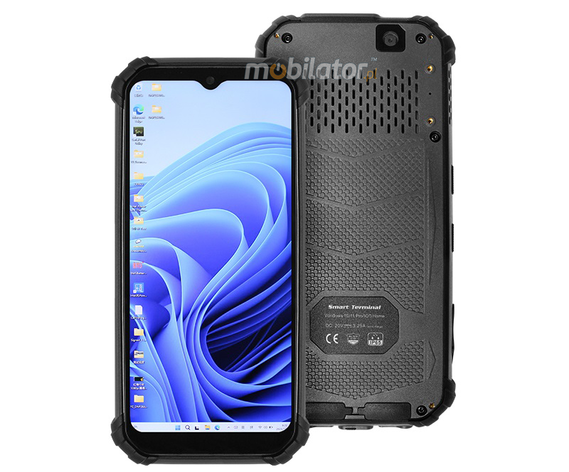 MobiPAD HS6 - Armored data collector with Intel Celeron N100 4x3.4GHz, Windows 11, 8GB RAM, 256GB ROM, GPS, NFC, Bluetooth 5.0, Wifi, IP67, Newland N1 2D scanner, resistant to extreme conditions