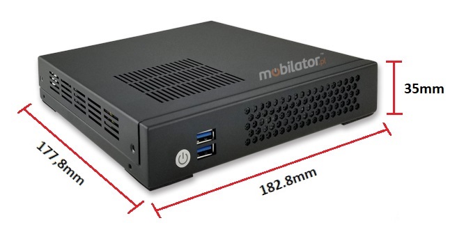 Polywell-H310AEL2 BAREBONE efficient, fast and reliable mini pc with small dimensions