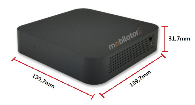 Polywell-J5040-NGC3 efficient, fast and reliable mini pc with small dimensions