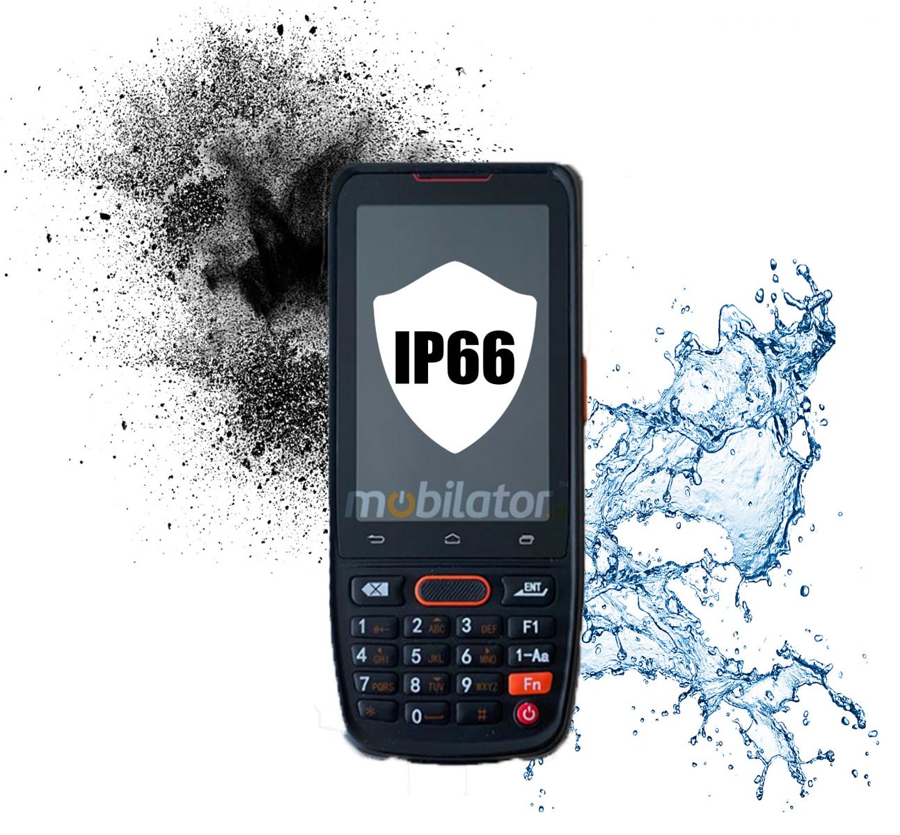 IP66 protection standard protects Senter ST917M against water and dust