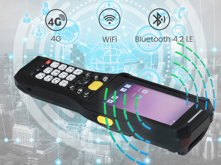 Waterproof collector with a 2D barcode scanner (Android 9.0 system) and NFC + 4G LTE + Bluetooth + WiFi