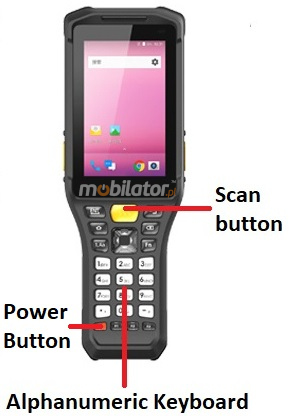 Waterproof smartphone inventory with r (Android 9.0 system) and NFC in compact dimensions