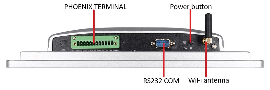 Mobitouch 116A-LF Przemys³owy komputer panelowy z RS232