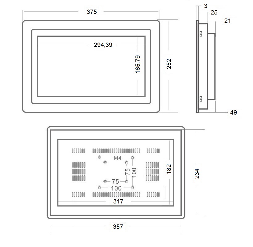 przemysowy panel operatorski panel PC komputer przemysowy odporny wodoodporny pyoodporny wstrzsoodporny wzmocniony IP65 wifi