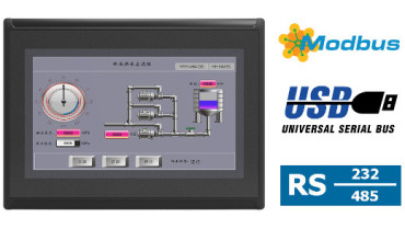 Industrial control panel with touchscreen HMI MKU-101 2AU01 IP65 2xCOM Port