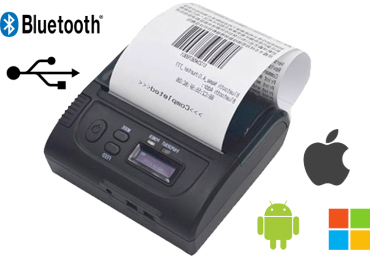 Mobile Printer MobiPrint MXC 8020 Android IOS - Bluetooth, USB RS232