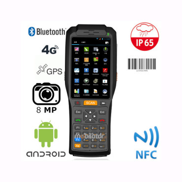 Industrial Data Collector MobiPad Z3506CK  NFC RFID 8 Mpx 1D v.4