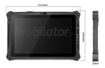 Rugged  tablet Wytrzymay energooszczdny o wzmocnionej konstrukcji Emdoor I20U