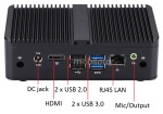 mBOX QC750 v.1 - Industrial MiniPC with Intel Celeron Gemini Lake J4125 Quad Core, 4GB RAM i 128GB SSD - photo 2