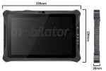 Przemysowy tablet o wytrzymaej obudowie z topowych materiaw Emdoor I20J MobiPad militarny