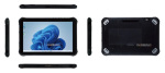 Pancerny tablet dla budowlacw ze zczami USB 3.0 mini HDMI RJ45 audio jack Emdoor I22J prosty w obsudze